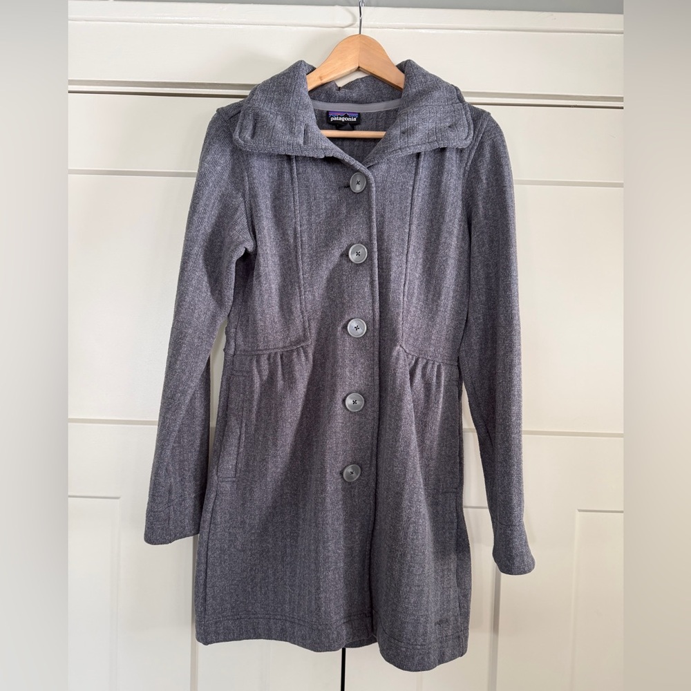Patagonia Women’s Better Sweater Coat Grey w/ Pockets - Picture 2 of 10